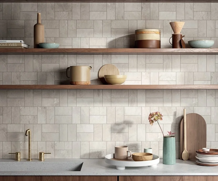 Bolick Dist. Del Conca Residential Porcelain Tile / Collection: Gotham / Color: Bianco -SKU: GO10 / Size: 12" x 12" - (Available in more sizes!) / No link available to see enhanced view! 