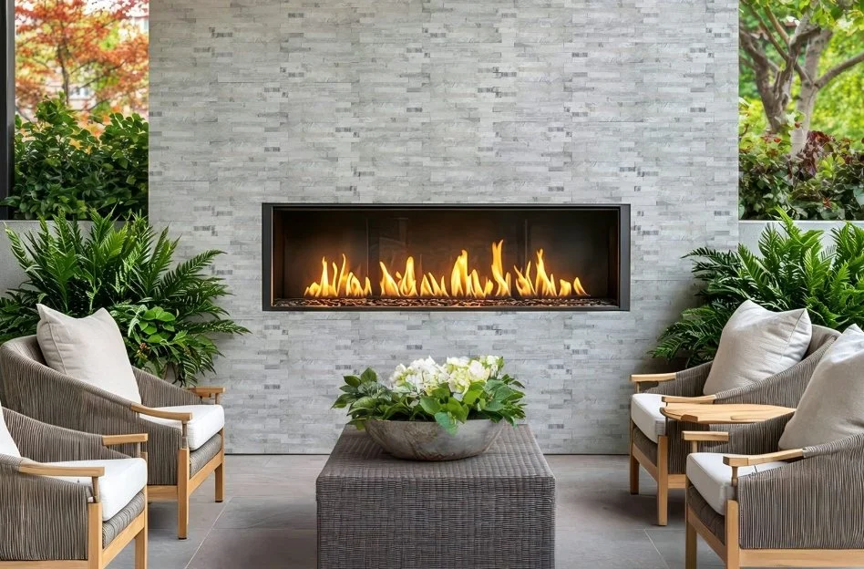 Brandon Co. Akua Residential Mosaics (Made from real stone!) / Collection: Slim Brick Series / Color: Cloud Grey / Size: "16 x 4" - (Only size available!) / No link available to see enhanced view!