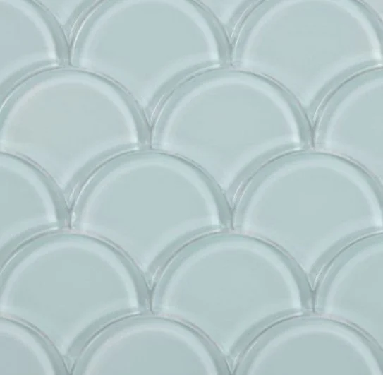 Elysium Residential Mosaic Tile (Can also be used in pools!) (*ARM 27) / Collection: Dragon / Color: Scale Turquoise - SKU: M3670 / Size: "9.50 x 9.50" - (Only size available!) / Click on picture above to see enhanced view!
