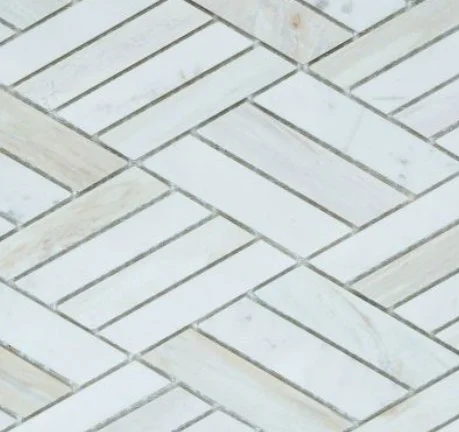 Elysium Residential Mosaic Tile (*ARM 24) / Collection: Diamond / Color: Eura Wood Honed - SKU: M4766 / Size: "10.75 x 12.50" - (Only size available!) / Click on picture above to see enhanced view!