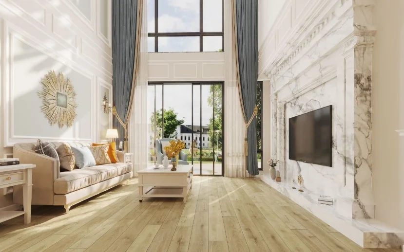 Lions Floor Residential Luxury Vinyl Plank / Collection: Bambino / Color: Lumber Yard / (Also available in 15 other colors!) / Click on picture above to see additional colors!