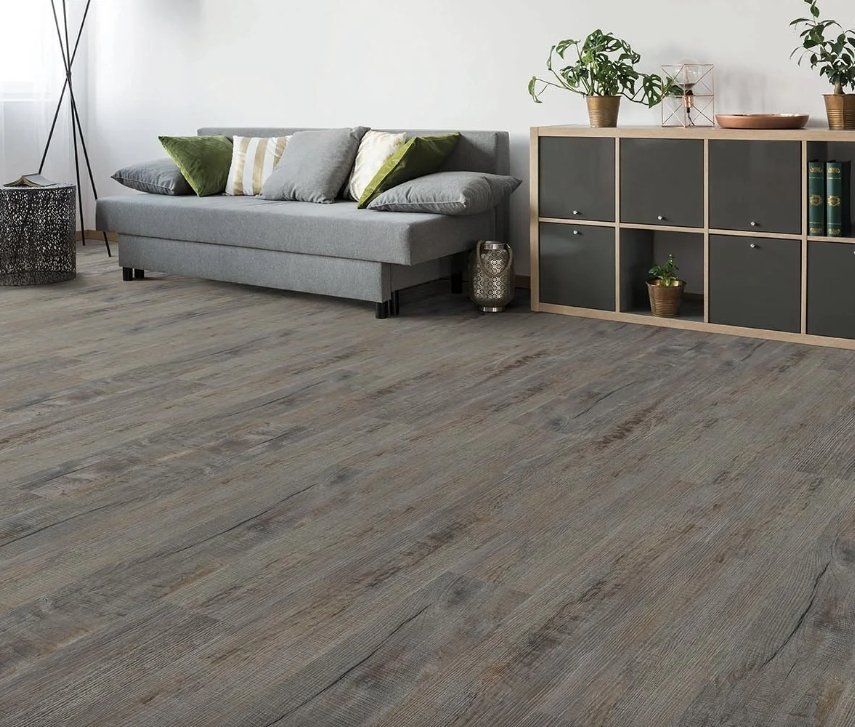 Brandon Co. Next Floor Residential Luxury Vinyl Plank / Collection: Colorado / Color: Charcoal Rustic Oak / (Available in glue down!) Click on picture above to see an enhanced view!