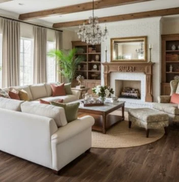 Mountain Scapes Flooring Residential Luxury Vinyl Plank / Collection: Lookout / Color: Cabin / (Also available in 10 other colors!) / Click on picture above to see additional colors! 