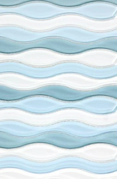Elysium Residential Mosaic Tile (Can also be used in pools!) (*ARM 45) / Collection: Water / Color: Iris - SKU: M461 / Size: "11.50 x 12.50" - (Only size available!) / Click on picture above to see enhanced view!