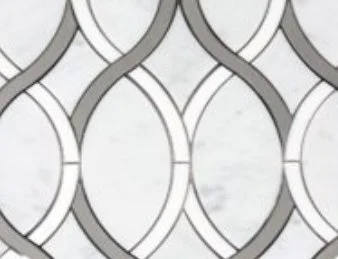 Viking Dist. Anthology Residential Mosaic Wall Tiles / Collection: Panache / Color: Grand Ribbons - SKU: ANTHPAGR / Size: "11 x 11" - (Only size available!) / No link available to see enhanced view!