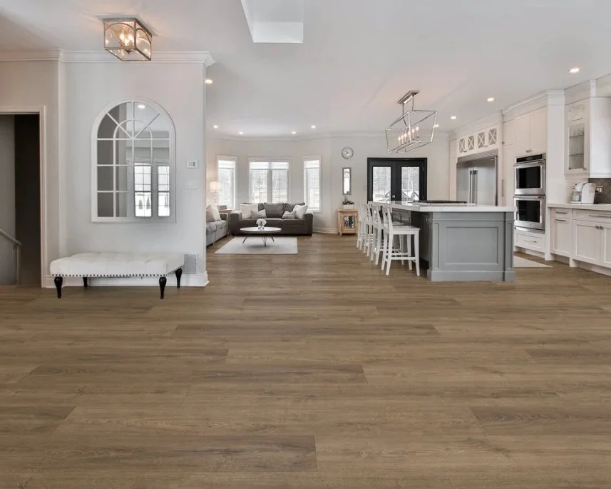 Brandon Co. Diamond Living Residential Luxury Vinyl Plank / Collection: River and Roads / Color: Sun Loop / (Available in a click or glue down!) Click on picture above to see an enhanced view!