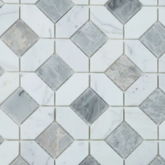 Elysium Residential Mosaic Tile (*ARM 24) / Collection: Eclipse / Color: Dawn - SKU: MO1077 / Size: "12.25 x 12.25" - (Only size available!) / Click on picture above to see enhanced view!