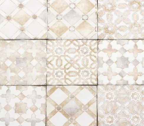 Viking Dist. Anthology Residential Mosaic Wall Tiles / Collection: Moroccan Habitat / Color: Moroccan Mix - SKU: ANTHMHMM / Size: "4 x 4" - (Only size available!) / No link available to see enhanced view!