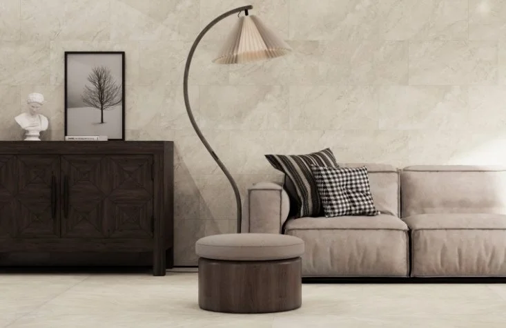 Esmer Residential Porcelain Floor Tile / Collection: Terramor / Color: Avorio Honed / SKU: F86TERRAV1224H / Size: 12" x 24" - (Available in more sizes!) / Click on picture above to see enhanced view! 