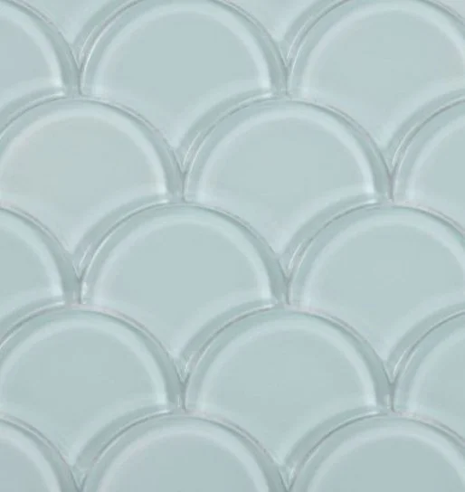 Elysium Residential Mosaic Tile (Can also be used in pools!) (*ARM 27) / Collection: Dragon / Color: Scale Turquoise - SKU: M3670 / Size: "9.50 x 9.50" - (Only size available!) / Click on picture above to see enhanced view!