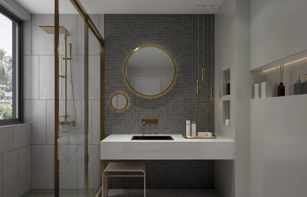 Viking Dist. Florida Tile Residential Porcelain Wall & Floor Tile / Collection: Aura / Color: Antracita Charcoal - SKU: FTIAUR5024x48 / Size: 24" x 48" - (Available in more sizes!) / Click on picture above to see enhanced view! 