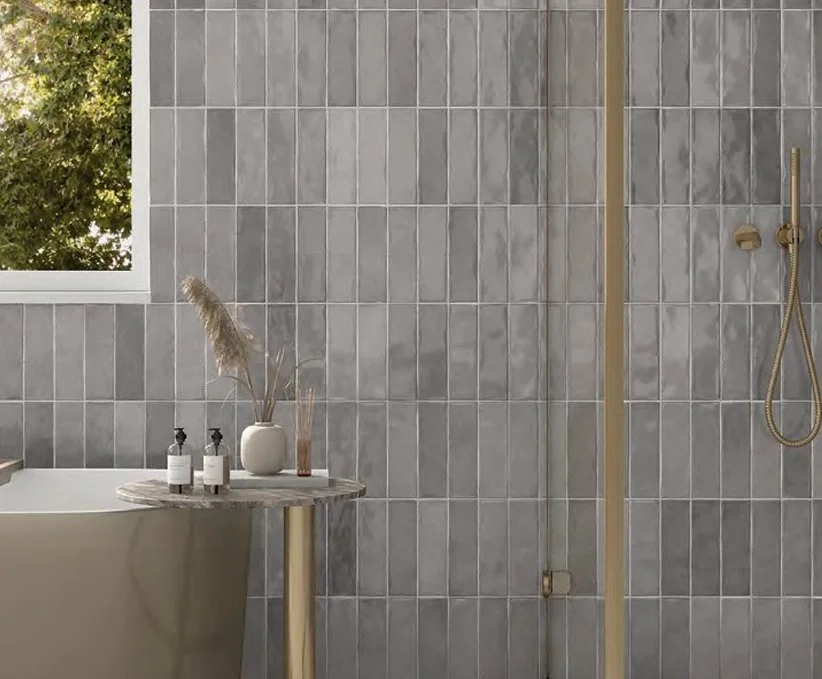 Bolick Dist. Armada Residential Porcelain Wall Tile / Collection: HIGHLAND LAKE / Color: Rain / Size: 3" x 10" - (Available in more sizes!) / No link available to see enhanced view! 