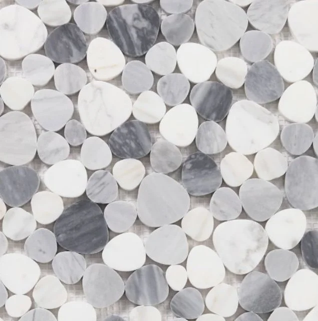 Elysium Residential Mosaic Tile (*ARM 3) / Collection: Aphrodite / Color: Calacatta Grey - SKU: M3882 / Size: 12" x 12" - (Only size available!) / Click on picture above to see enhanced view! 