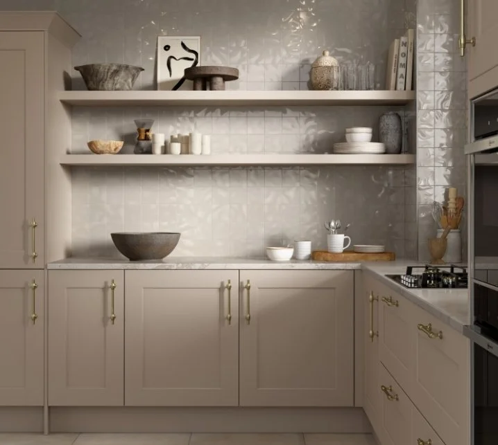 Esmer Residential Glazed Ceramic Wall Tile / Collection: Craft II / Color: Fawn / SKU:   F46CRAFFA0404P / Size: 4" x 4" - (Available in more sizes!) / Click on picture above to see enhanced view! 