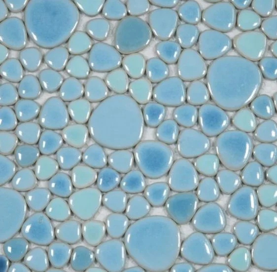Elysium Residential Mosaic Tile (Can also be used in pools!) (*ARM 38) / Collection: Growing / Color: Jewel Blue - SKU: M894 / Size: "11.50 x 11.50" - (Only size available!) / Click on picture above to see enhanced view!