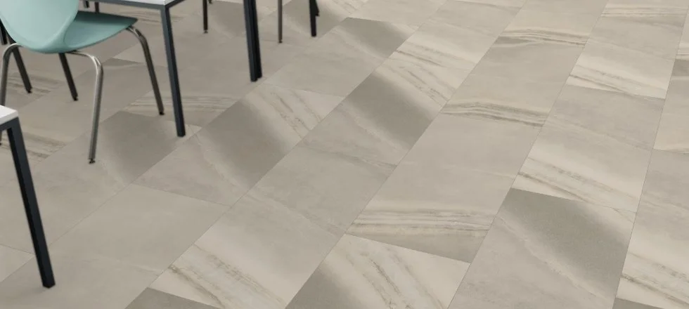 Mohawk Aladdin Commercial Glue Down Luxury Vinyl Tile / Collection: Old Quarter (Bac Street 16x36) / Color: Perspective / (Only color available!) 