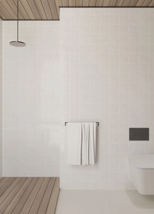 Esmer Residential Glazed Ceramic Wall Tile / Collection: Antigo / Color: Snow / SKU:  F14ANTISN0505P / Size: 5" x 5" - (Available in more sizes!) / Click on picture above to see enhanced view! 