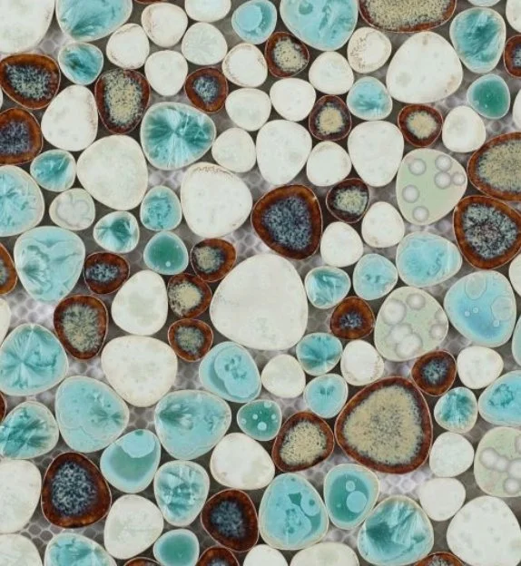 Elysium Residential Mosaic Tile (Can also be used in pools!) (*ARM 38) / Collection: Growing / Color: Grass - SKU: M430 / Size: "11.50 x 11.50" - (Only size available!) / Click on picture above to see enhanced view!