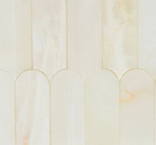 Elysium Residential Mosaic Tile (*ARM 17) / Collection: Piano / Color: Onyx White Polished - SKU: M4836 / Size: "10 x 11.75" - (Only size available!) / Click on picture above to see enhanced view! 