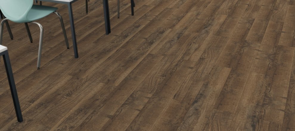 Mohawk Aladdin Commercial Glue Down Luxury Vinyl Tile / Collection: Familiar Frontier II / Color: Saddle Brown / (Available in 13 other colors!) / Click on picture above to see additional colors!