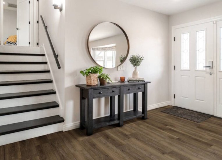 P. F. S. Ascension Residential Luxury Vinyl Plank / Collection: Backwoods / Color: Timberland / (Available in glue down only!) / Click on picture above to see enhanced view!