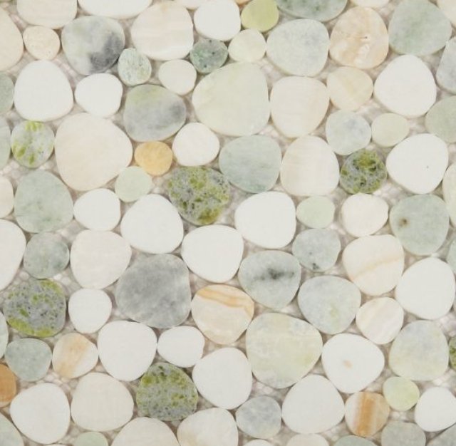 Elysium Residential Mosaic Tile (*ARM 2) / Collection: Aphrodite / Color: Onyx - SKU: MO1010 / Size: 12" x 12" - (Only size available!) / Click on picture above to see enhanced view! 