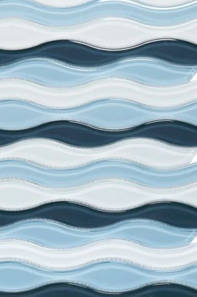 Elysium Residential Mosaic Tile (Can also be used in pools!) (*ARM 45) / Collection: Water / Color: Blue - SKU: M170 / Size: "11.50 x 12.50" - (Only size available!) / Click on picture above to see enhanced view!