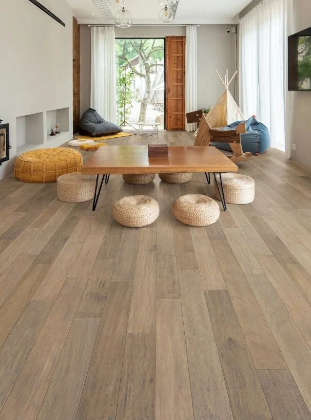Adleta Residential Engineered Hardwood Flooring / Collection: Pioneer / Color: Homestead / (Available in glue down, click, & float!) / (Available in 3 other colors!)  / Click on picture above to view additional colors!