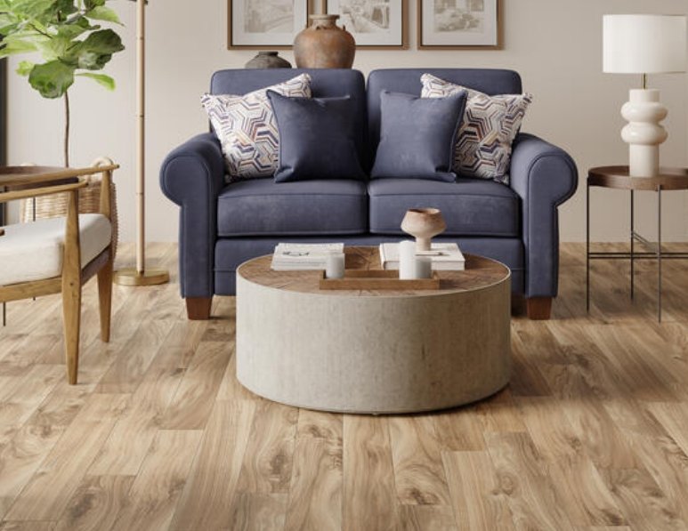 BeauFlor Luxury Sheet Vinyl (Linoleum) / Collection: Metro + / Color: Midland Hickory Oat 679M / (Available in 12' Foot Rolls) / (Available in 6 other colors!) / Click on picture above to see additional colors! 