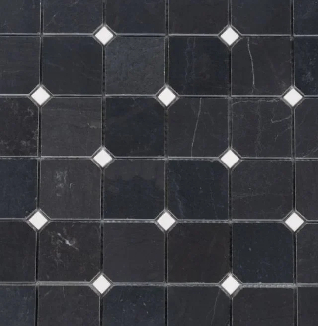 Elysium Residential Mosaic Tile (*ARM 25) / Collection: Clipped / Color: Square Bluestone - SKU: M4778 / Size: "12 x 12" - (Only size available!) / Click on picture above to see enhanced view! 