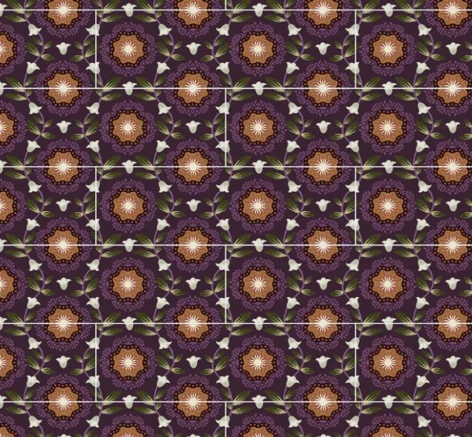 Brandon Co. Mirth Studio Residential Ceramic Tile / Collection: Ceramics / Color: Dewberry-SKU: CERS05 / Size: 3" x 10" - (Available in more sizes!) / Click on picture above to see enhanced view! 