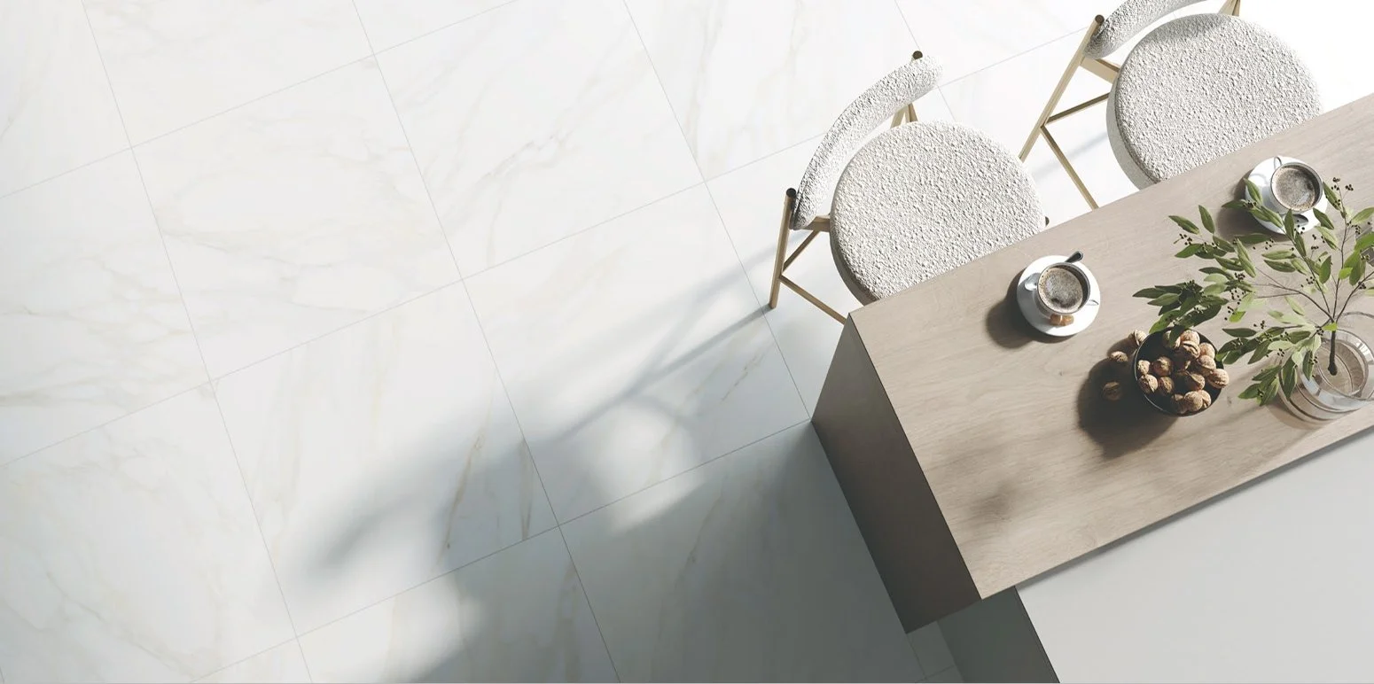 Bolick Dist. Elaine Residential Porcelain Floor Tile / Collection: VENUS / Color: Alpe (Polished) - SKU: EL-8063097 / Size: 12" x 24" - (Available in more sizes!) / No link available to see enhanced view! 