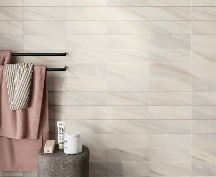 Bolick Dist. Del Conca Residential Porcelain Tile / Collection: Eden / Color: Bianco Lasa -SKU:  HDN10 / Size: 24" x 48" - (Available in more sizes!)/ No link available to see enhanced view! 