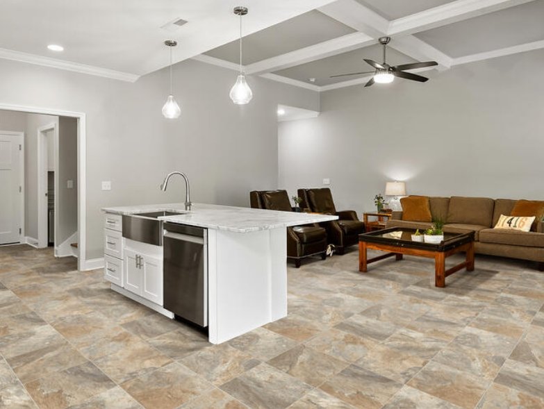 BeauFlor Luxury Sheet Vinyl (Linoleum) / Collection: Craftech / Color: Lithium 170L / (Available in 13'2 Foot Rolls) / (Available in 6 other colors!) / Click on picture above to see additional colors! 
