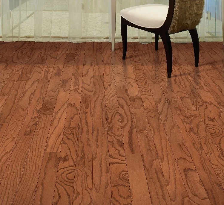 Mohawk Residential Engineered Hardwood Flooring / Collection: TecWood Essentials-Woodmore / Color: Oak Autumn / (Available in glue down, staple, click, & float!) / (Available in 6 other colors!)  / Click on picture above to view additional colors!