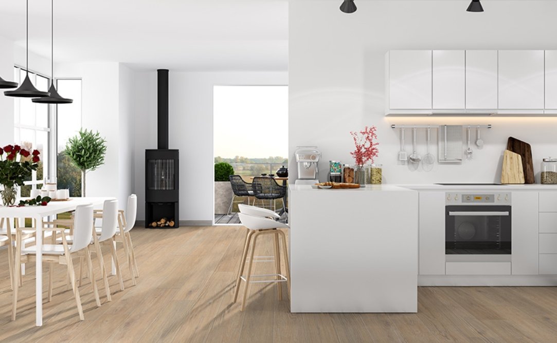 Johnson Hardwood Residential Laminate / Collection: Bella Vista / Color: Praiano / (Available in click only!) / (Available in 11 other colors!)  / Click on picture above to view additional colors!