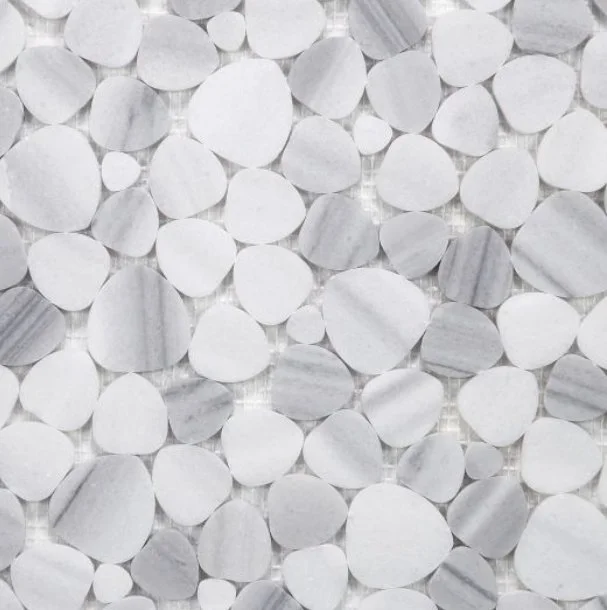 Elysium Residential Mosaic Tile (*ARM 1) / Collection: Aphrodite / Color: Marmala White - SKU: M973 / Size: 12" x 12" - (Only size available!) / Click on picture above to see enhanced view! 