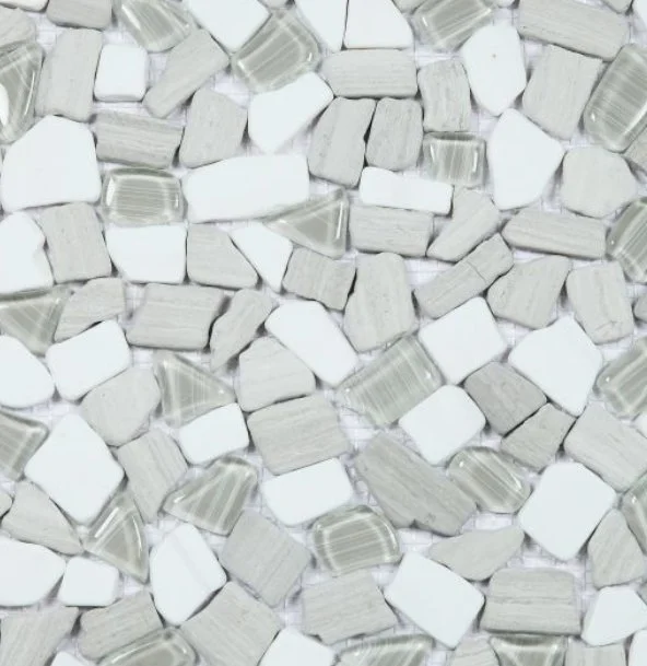 Elysium Residential Mosaic Tile (*ARM 26) / Collection: Pebble / Color: Loft - SKU: M3887 / Size: "12 x 12" - (Only size available!) / Click on picture above to see enhanced view! 