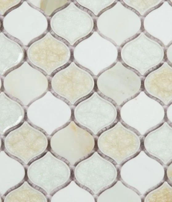 Elysium Residential Mosaic Tile (*ARM 15) / Collection: Van Gogh / Color: Calacatta - SKU: M4368 / Size: "11 x 11" - (Only size available!) / Click on picture above to see enhanced view! 