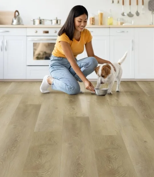Stanton Residential Luxury Vinyl Plank / Collection: Vail Valley / Color: Frosted Almond / (Available in click!) / Click on picture above to see enhanced view!
