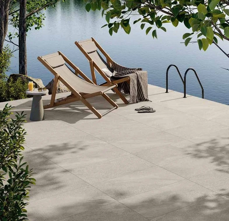 Bolick Dist. Del Conca Residential Outdoor Tile / Collection: New England / Color: Ivory-SKU: HEN201 / Size: 16" x 32" - (Available in more sizes!)  / No link available to see enhanced view! 