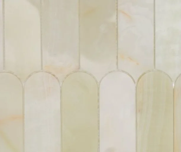 Elysium Residential Mosaic Tile (*ARM 17) / Collection: Piano / Color: Onyx Green Polished - SKU: M4835 / Size: "10 x 11.75" - (Only size available!) / Click on picture above to see enhanced view! 