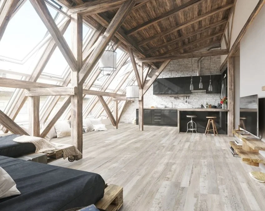 Brandon Co. Diamond Living Residential Luxury Vinyl Plank / Collection: Cahill Crest / Color: Wesleyn Hall / (Available in a click together or glue down!) Click on picture above to see an enhanced view!