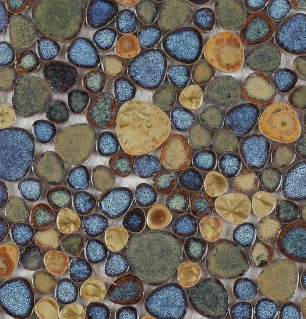Elysium Residential Mosaic Tile (Can also be used in pools!) (*ARM 39) / Collection: Growing / Color: Olive - SKU: M433 / Size: "11.50 x 11.50" - (Only size available!) / Click on picture above to see enhanced view!