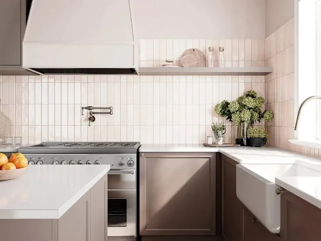 Bolick Dist. Armada Residential Porcelain Wall Tile / Collection: HIGHLAND LAKE / Color: Snow / Size: 3" x 10" - (Available in more sizes!) / No link available to see enhanced view! 
