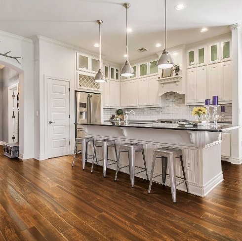 Brandon Co. Milestone Residential Porcelain Floor Tile / Collection: Lacquered Wood / Color: Cherry / Size:  6" x 36" - (Available in more sizes!) / Click on picture above to see enhanced view!