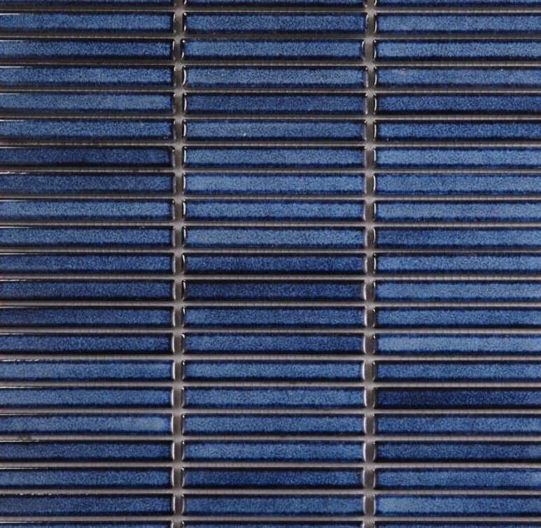 Elysium Residential Mosaic Tile (Can also be used in pools!) (*ARM 41) / Collection: Hulu / Color: Blue Band - SKU: M3313 / Size: "11 x 11.50" - (Only size available!) / Click on picture above to see enhanced view!