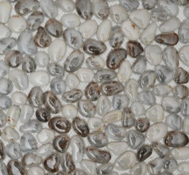 Elysium Residential Mosaic Tile (*ARM 29) / Collection: Art / Color: Pebble Amber - SKU: M4795 / Size: "12 x 12" - (Only size available!) / Click on picture above to see enhanced view!