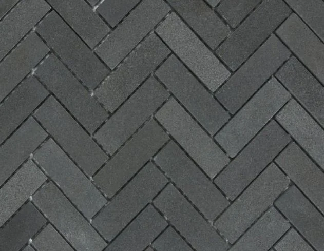 Elysium Residential Mosaic Tile (*ARM 7) / Collection: Chevron / Color: Long Basalt - SKU: M4112 / Size: 11" x 12.50" - (Only size available!) / Click on picture above to see enhanced view! 