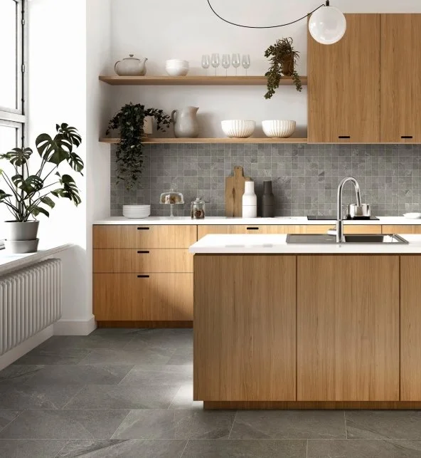 Viking Dist. Florida Tile Residential Porcelain Wall & Floor Tile / Collection: High Ridge / Color: Deep Taupe- SKU:  FTIHRG4012x24 / Size: 12" x 24" - (Available in more sizes!) / Click on picture above to see enhanced view! 